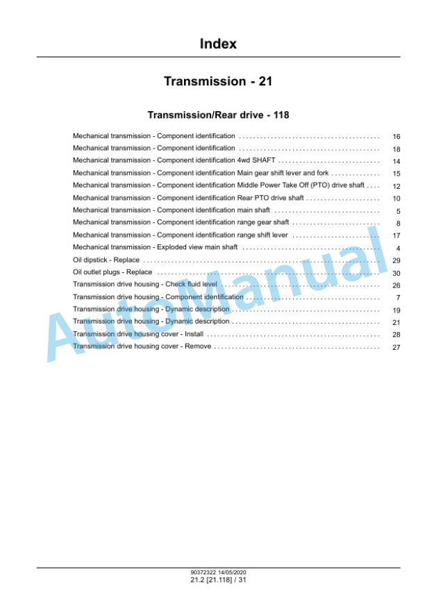 Alternative view of New Holland 25 Boomer Stage V Compact Tractor Service Manual 90372322