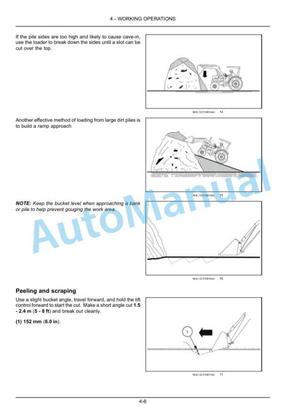 New Holland 250TLA Farm Loader Operation and Maintenance Manual 48077338-4