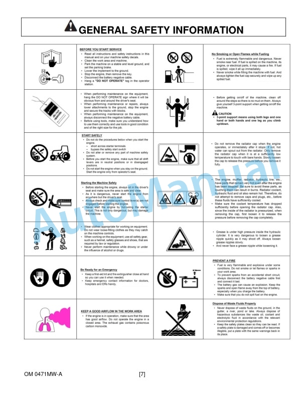 New Holland 266WMM Mower Deck Operation and Maintenance Manual 51501505-2