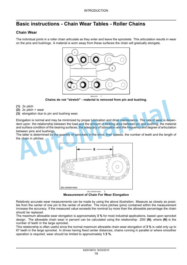 New Holland 270FP, 280FP, 290FP Self-Propelled Forage Pickup Header Service Manual 84291967ANA-2