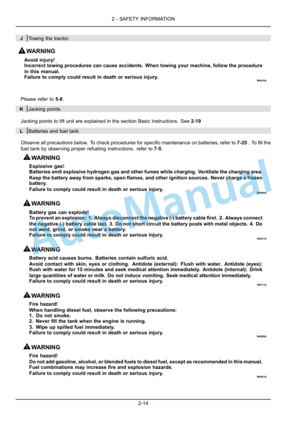 Alternative view of New Holland 30, 35 Boomer Compact Tractor Operation and Maintenance Manual 84599059