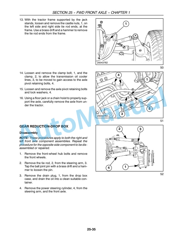 New Holland 3040, 3045, 3050 Boomer With Cab and CVT Transmission Service Manual 84126851-2