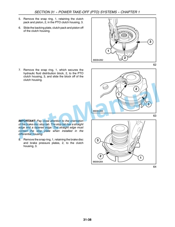 New Holland 3040, 3045, 3050 Boomer With Cab and CVT Transmission Service Manual 84126851-5