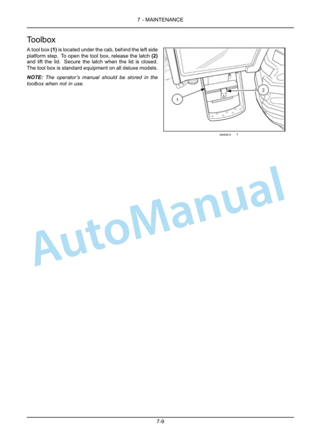 New Holland 3040 CVT, 3045 CVT, 3050 CVT Boomer Compact Tractor Operation and Maintenance Manual 47711718-4
