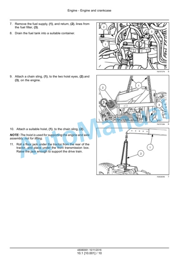 Alternative view of New Holland 3040 CVT, 3045 CVT, 3050 CVT Boomer Compact Tractor Service Manual 48082166