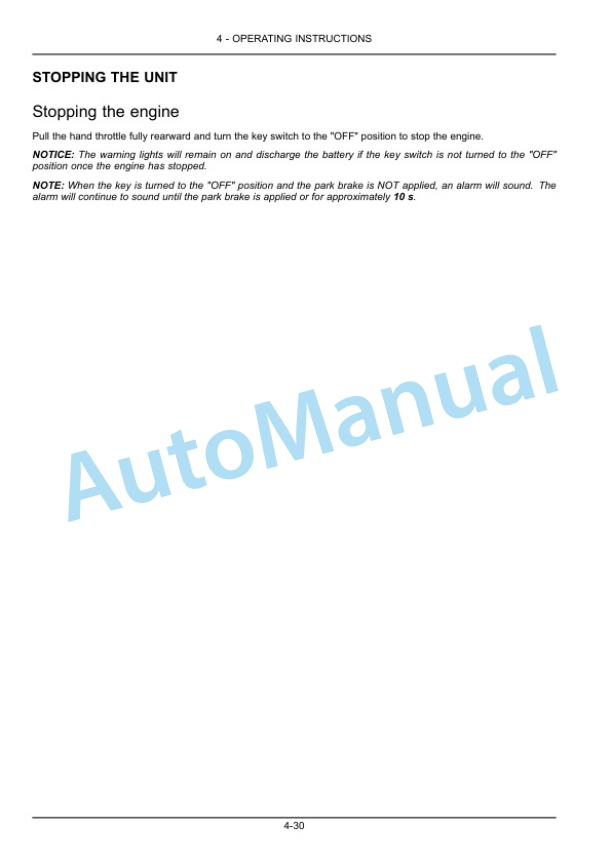New Holland 3040 CVT, 3045 CVT, 3050 CVT Boomer With Cab and CVT Transmission Compact Tractor Operation and Maintenance Manual 84551016-4