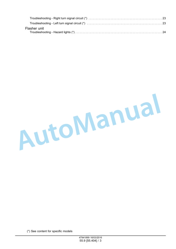 Alternative view of New Holland 33, 37 Boomer Tier 4B Final Compact Tractor Service Manual 47998504