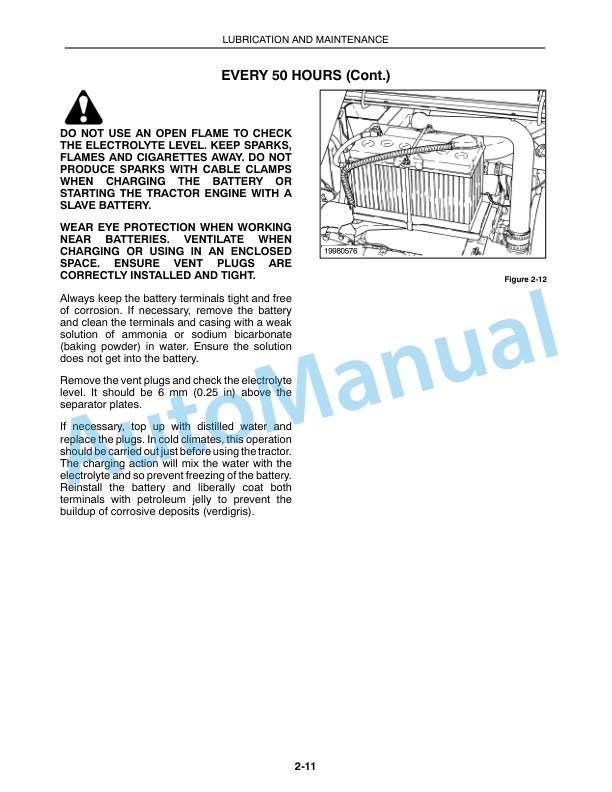 New Holland 345D, 445D, 545D Tractor Loader Operation and Maintenance Manual 86570567-4