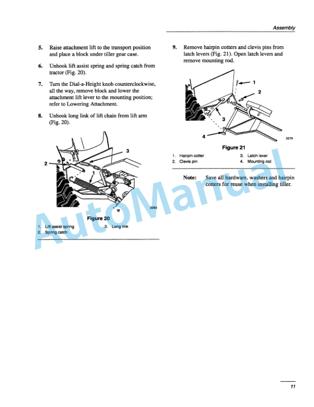 New Holland 36in Tiller LS Yard Tractor Operation and Maintenance Manual 42680070-4