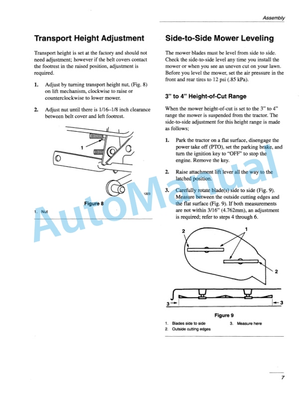 New Holland 38 Side Discharge Mower Operation and Maintenance Manual 86602563-3
