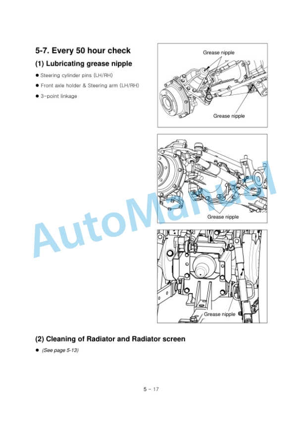 New Holland 40, 50 Boomer Compact Tractor Operation and Maintenance Manual 52112804-5