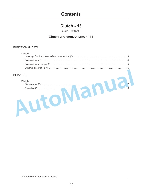 New Holland 40, 50 Boomer Tier 3 Compact Tractor Service Manual 48080052-2