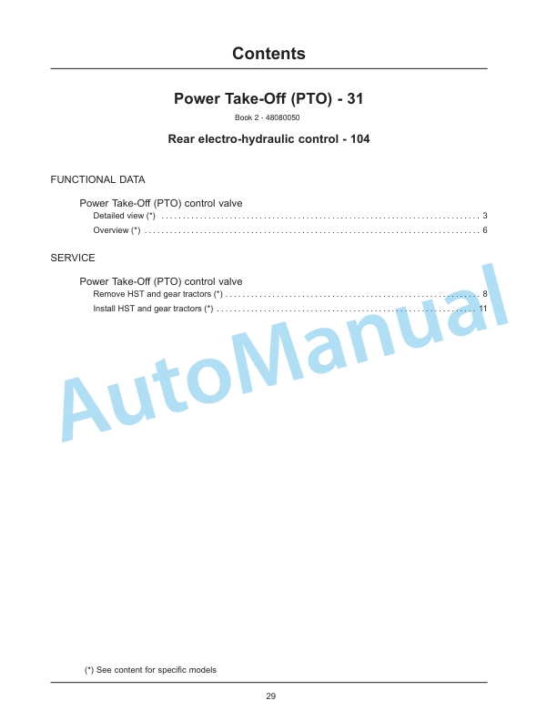 New Holland 40, 50 Boomer Tier 3 Compact Tractor Service Manual 48080052-3