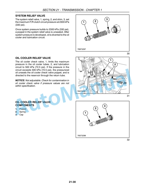 Alternative view of New Holland 4055, 4060 Boomer Service Manual 84242310