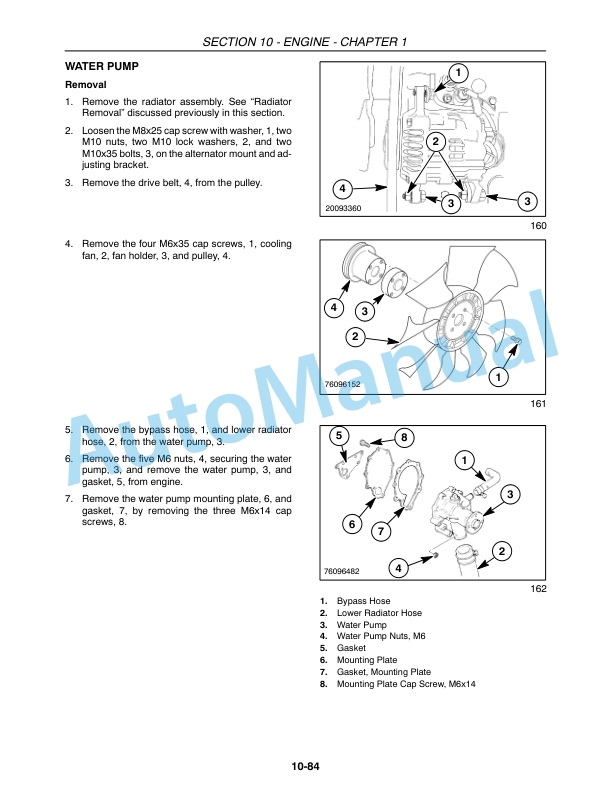 New Holland 4055, 4060 Boomer Tractor Service Manual 84270065-4
