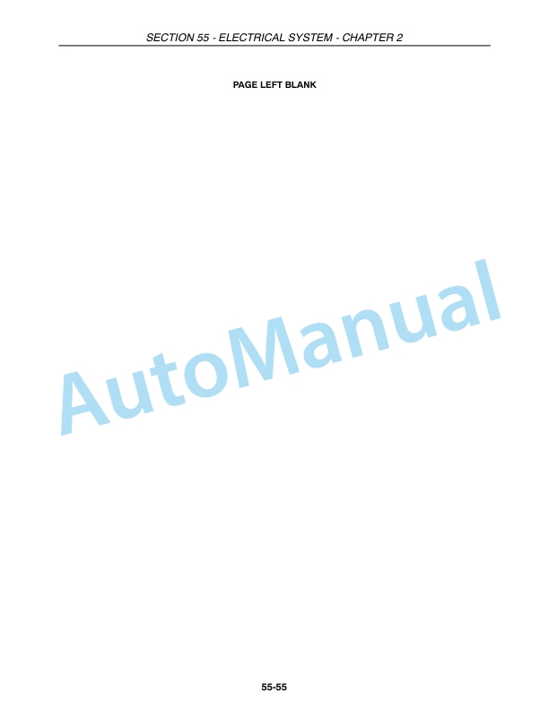 New Holland 4055, 4060 Boomer Tractor Service Manual 84270068-4