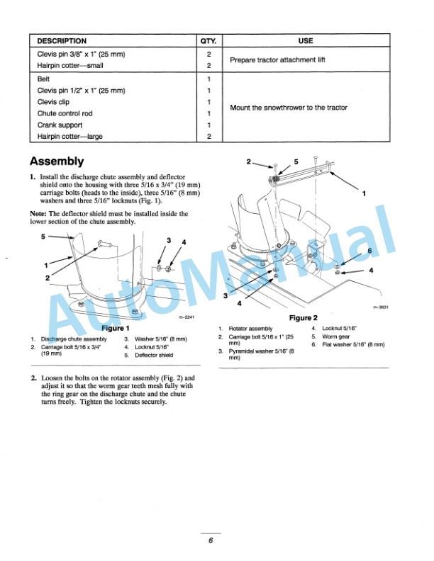 New Holland 42 Snowthrower Operation and Maintenance Manual 86602846-3