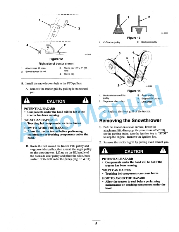 New Holland 42 Snowthrower Operation and Maintenance Manual 86602846-4