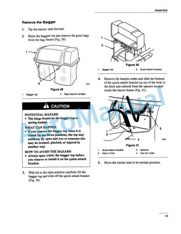 New Holland 42in, 48in Vac Bagger LS Yard Tractor Operation and Maintenance Manual 42680061-4