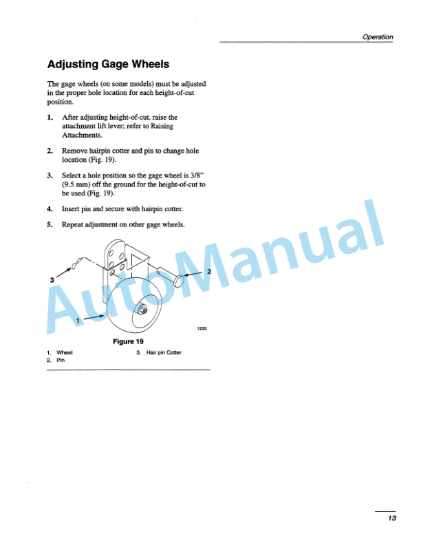 New Holland 42in Side Dischage Mower Operation and Maintenance Manual 42872000-4