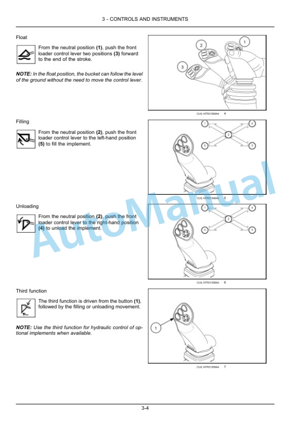 New Holland 430TL, 440TL, 450TL, 460TL Front Loader Operation and Maintenance Manual 47916405-3