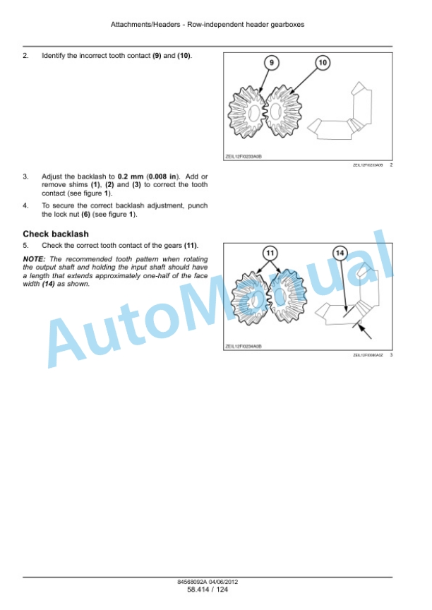 New Holland 440FI, 470FI, 490FI Plus Maize Header Service Manual 84568092A-4