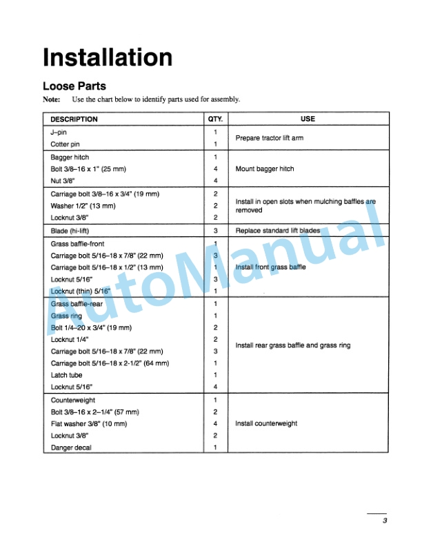 New Holland 44in Vac-Bagger Garden Tractor Operation and Maintenance Manual 42871810-2
