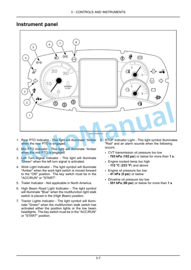Alternative view of New Holland 46D CVT, 54D CVT Boomer Tier 4B Final Compact Tractor Operation and Maintenance Manual 48028213