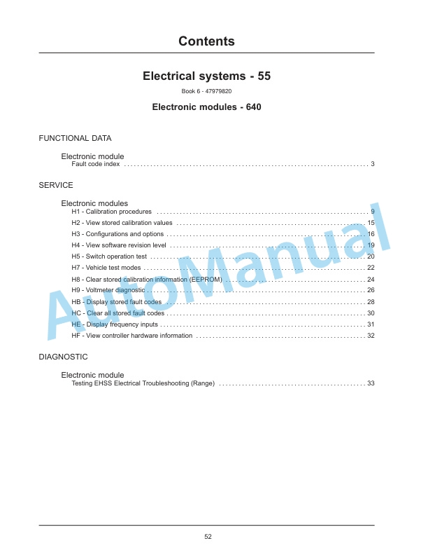 New Holland 46D CVT, 54D CVT Boomer Tier 4B Final Compact Tractor Service Manual 47979823-5