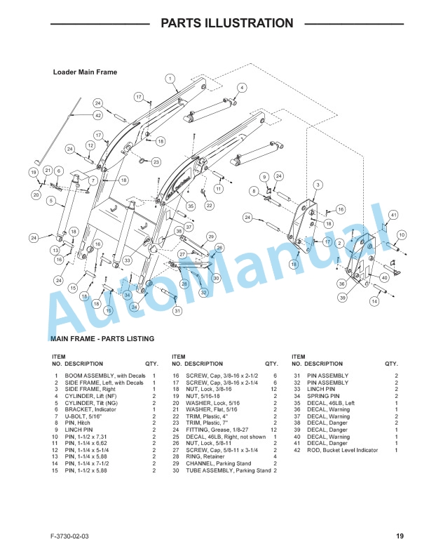 New Holland 46LB Series Quick Attach Farm Loader Operation and Maintenance Manual 87022293-5