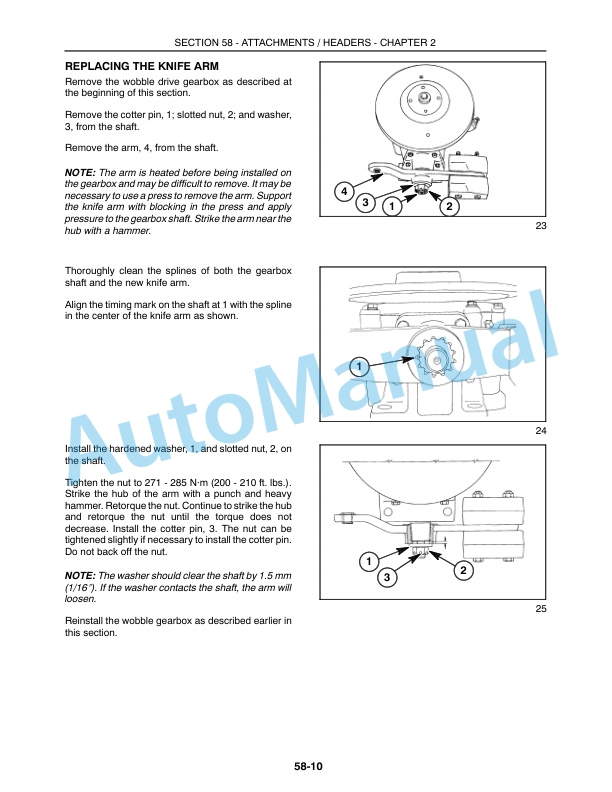 New Holland 474, 489, 492, 1465 Repair Manual 86630605-4