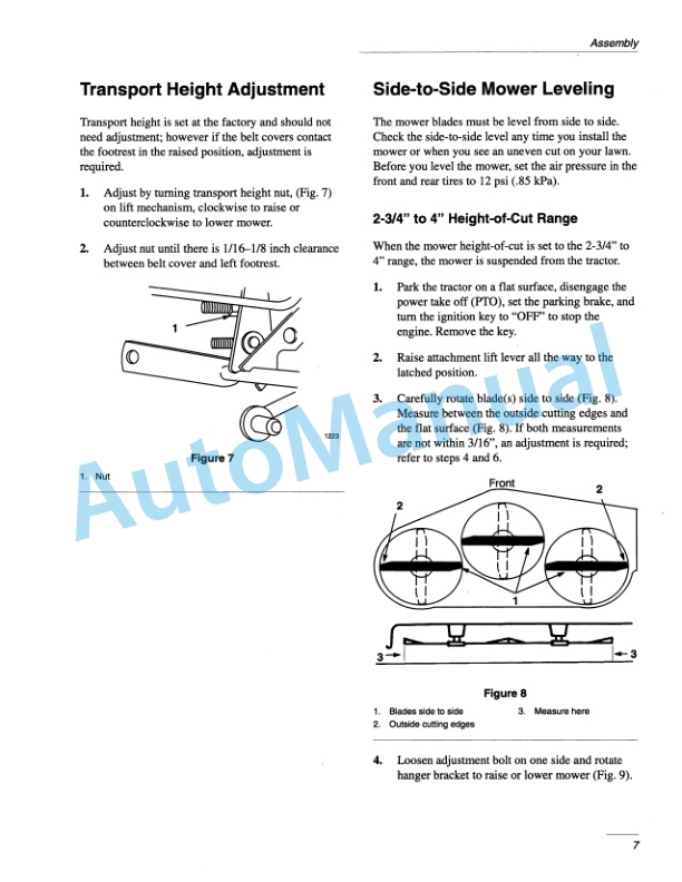New Holland 48 Side Discharge Mower Operation and Maintenance Manual 86602564-3
