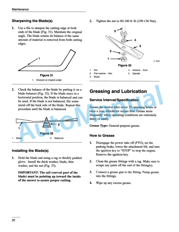 New Holland 48 Side Discharge Mower Operation and Maintenance Manual 86602572-5