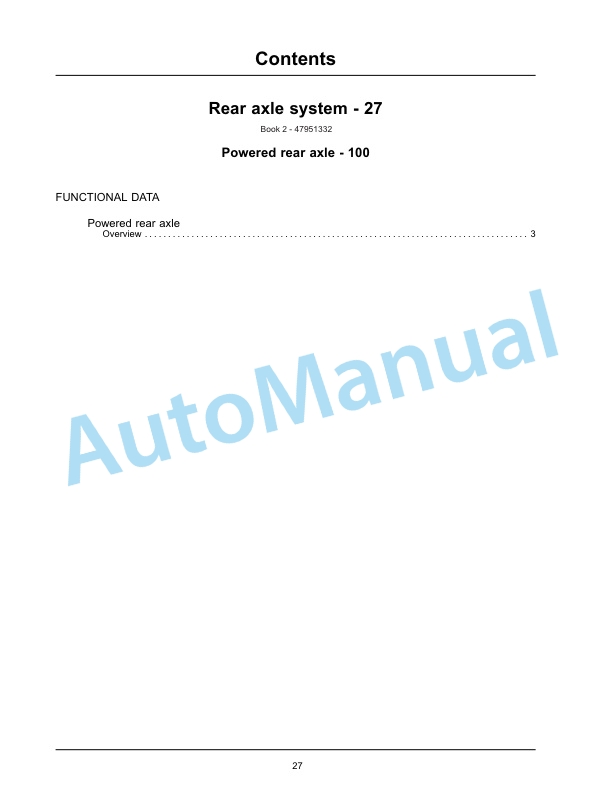 New Holland 50, 60, 70 Workmaster Tier 4B Final Tractor Service Manual 47951335-3