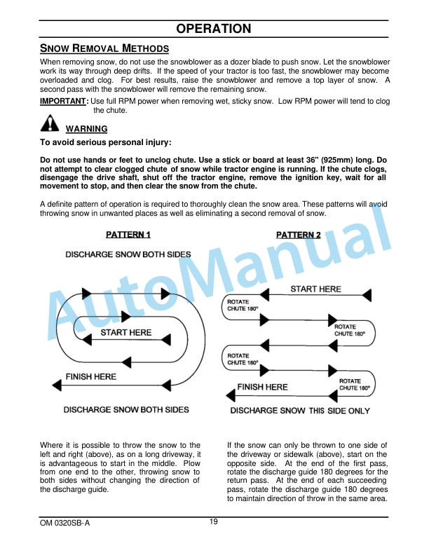 New Holland 50CS 50in Snowblower Operation and Maintenance Manual 87300084-4