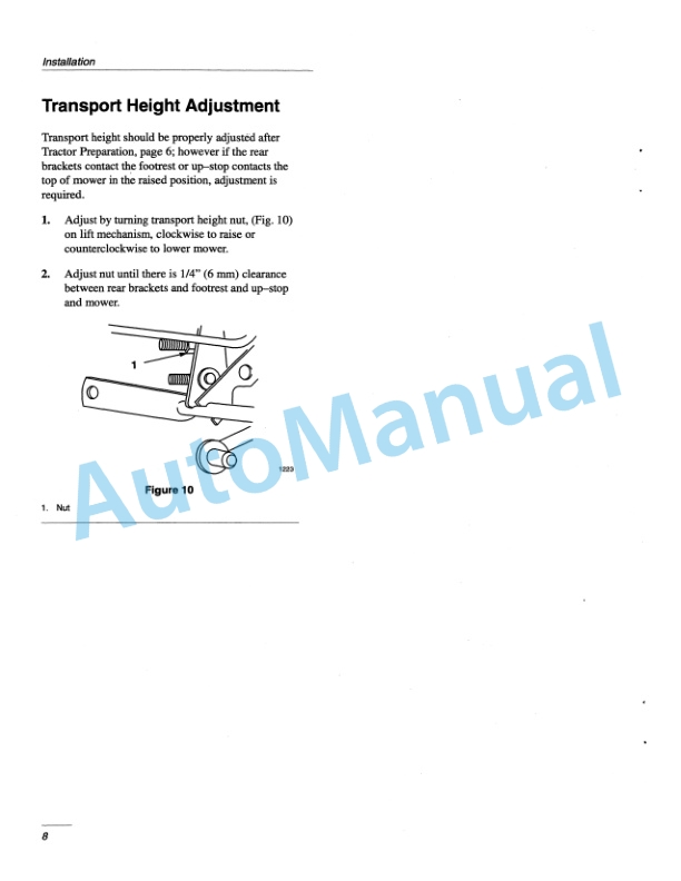 New Holland 52 Side Discharge Mower Operation and Maintenance Manual 86602565-3