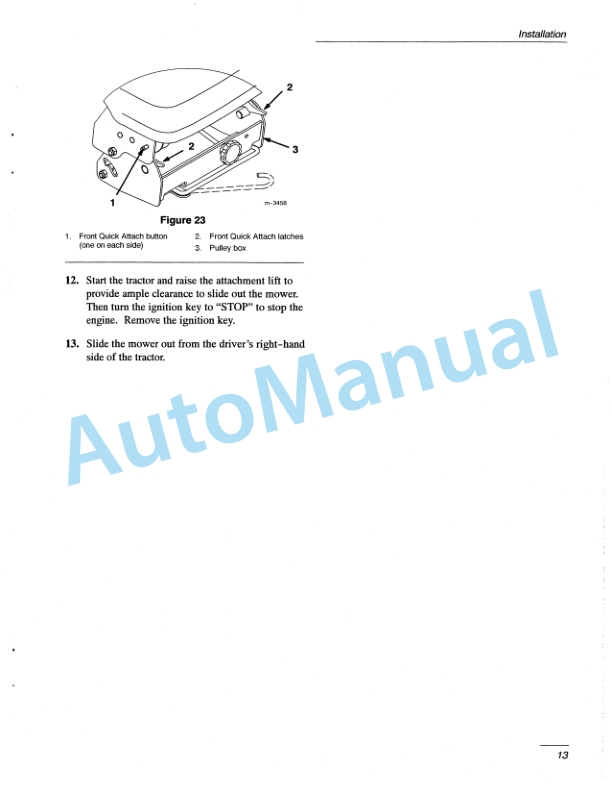 New Holland 52 Side Discharge Mower Operation and Maintenance Manual 86602573-4
