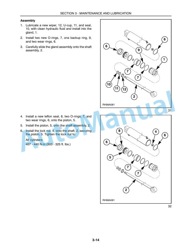 New Holland 52LB Front End Loader Operation and Maintenance Manual 87034406-5