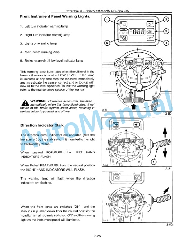 New Holland 555E, 575E, 655E, 675E Backhoe Laoder Operation and Maintenance Manual 42055541-3