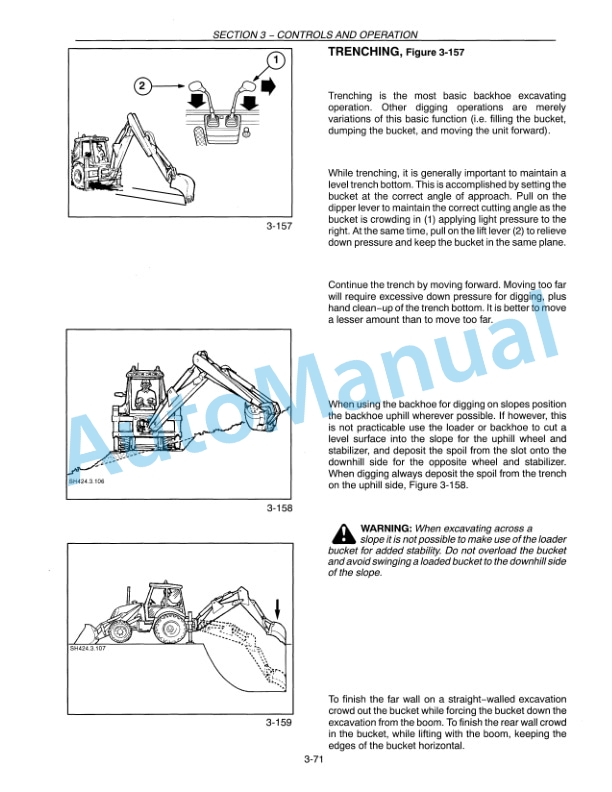 New Holland 555E, 575E, 655E, 675E Backhoe Laoder Operation and Maintenance Manual 42055541-4