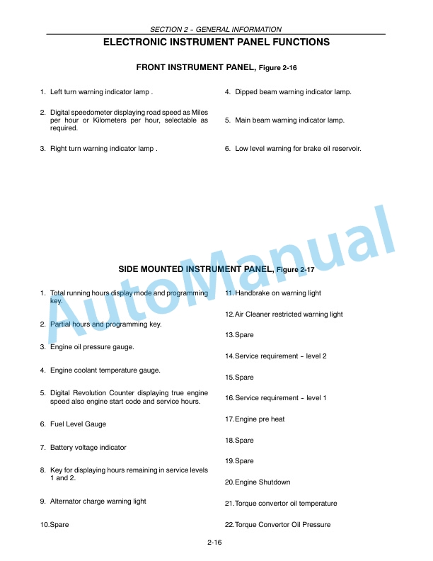New Holland 555E, 575E, 655E, 675E Backhoe Laoder Operation and Maintenance Manual 86570568-2