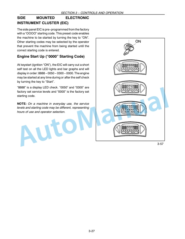 New Holland 555E, 575E, 655E, 675E Backhoe Laoder Operation and Maintenance Manual 86570568-3