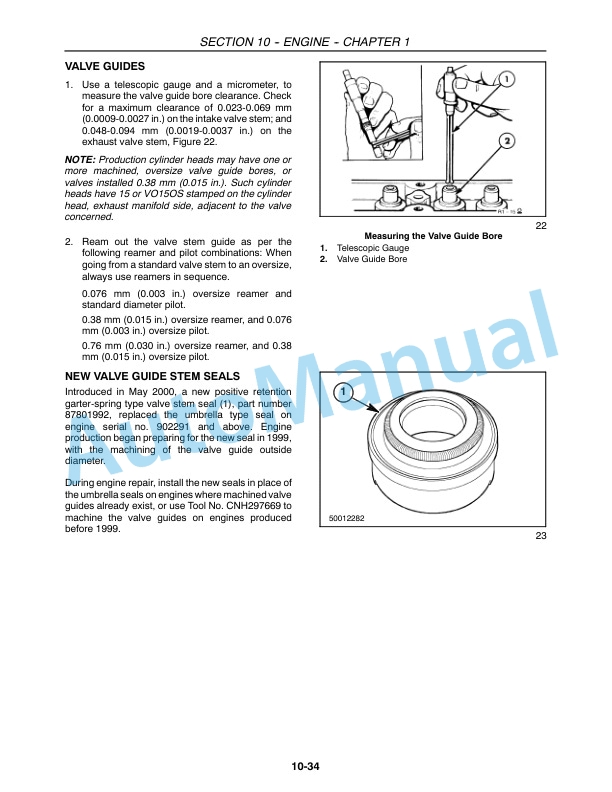 New Holland 5610S, 6610S, 7610S, 7010, 8010 Tractor Repair Manual 87032902-2