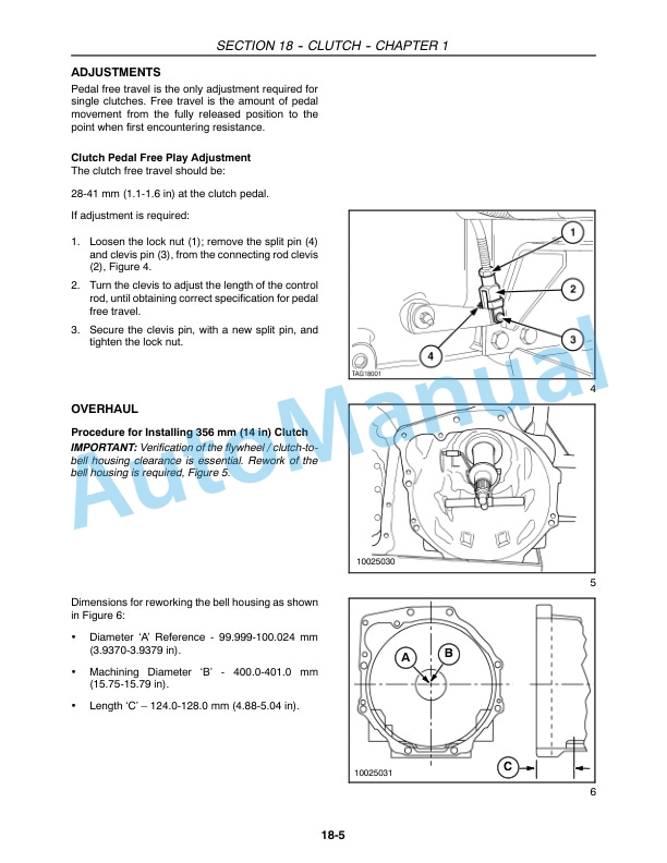 New Holland 5610S, 6610S, 7610S, 7010, 8010 Tractor Repair Manual 87032902-4