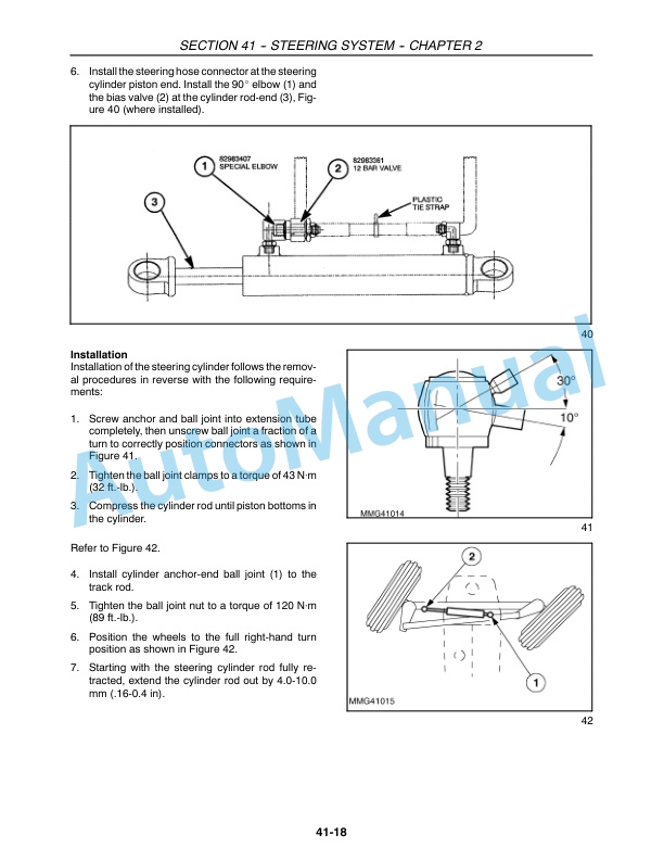 New Holland 5610S, 6610S, 7610S, 7010, 8010 Tractor Repair Manual 87032903-4