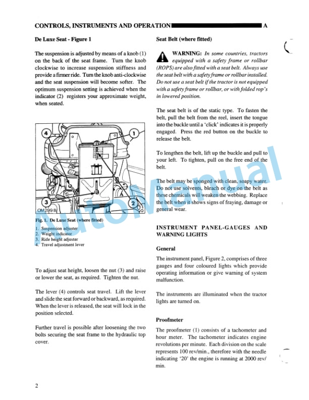 New Holland 5610S, 6610S, 7610S Feature Operation and Maintenance Manual 86579556-2