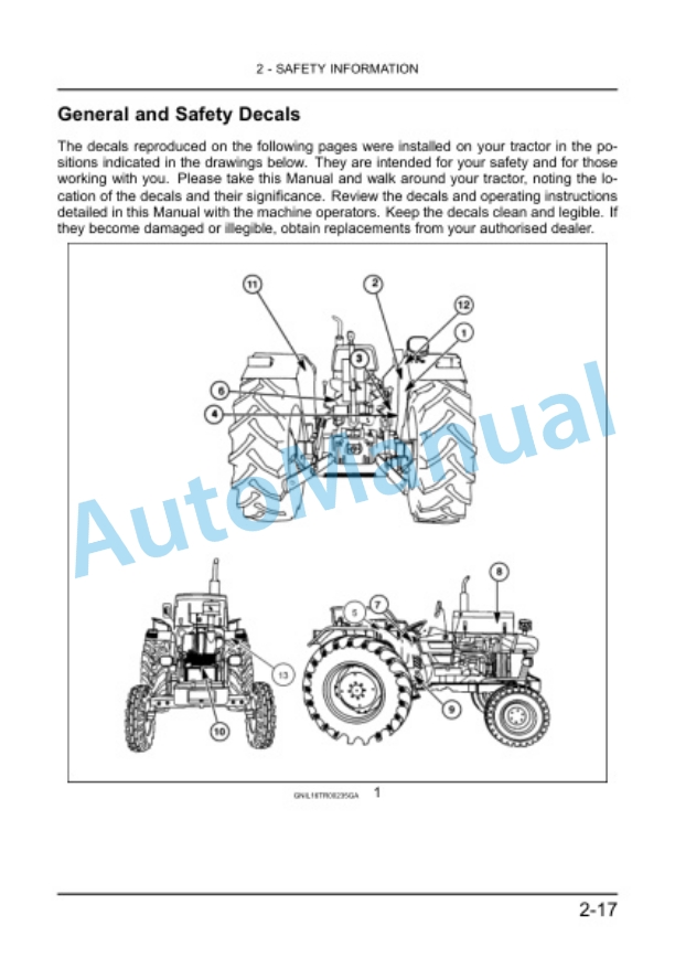 Alternative view of New Holland 5630TX Plus Tractor Operation and Maintenance Manual 48134660