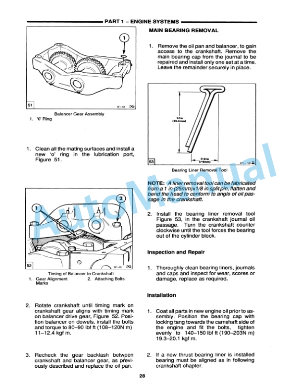 New Holland 5640, 6640, 7740, 7840, 8240, 8340 Engine System Repair Manual 40564001-4
