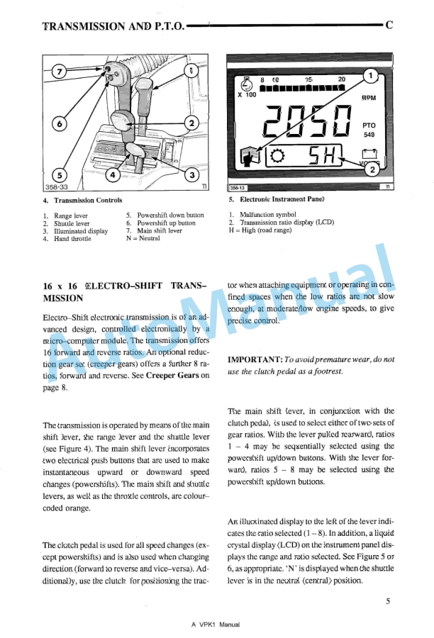 New Holland 5640, 6640, 7740, 7840, 8240, 8340 SL Range - SLE Range Tractor Operation and Maintenance Manual SE-4832-3