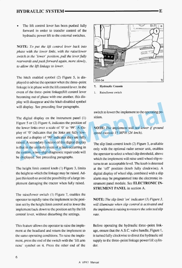 New Holland 5640, 6640, 7740, 7840, 8240, 8340 SL Range - SLE Range Tractor Operation and Maintenance Manual SE-4832-4